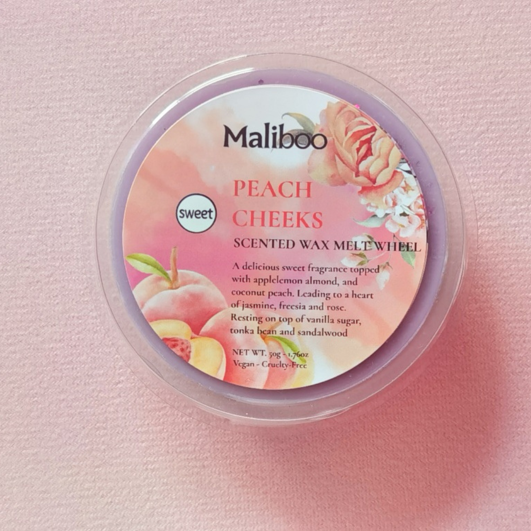 Peach Cheeks Wax Melt Wheel