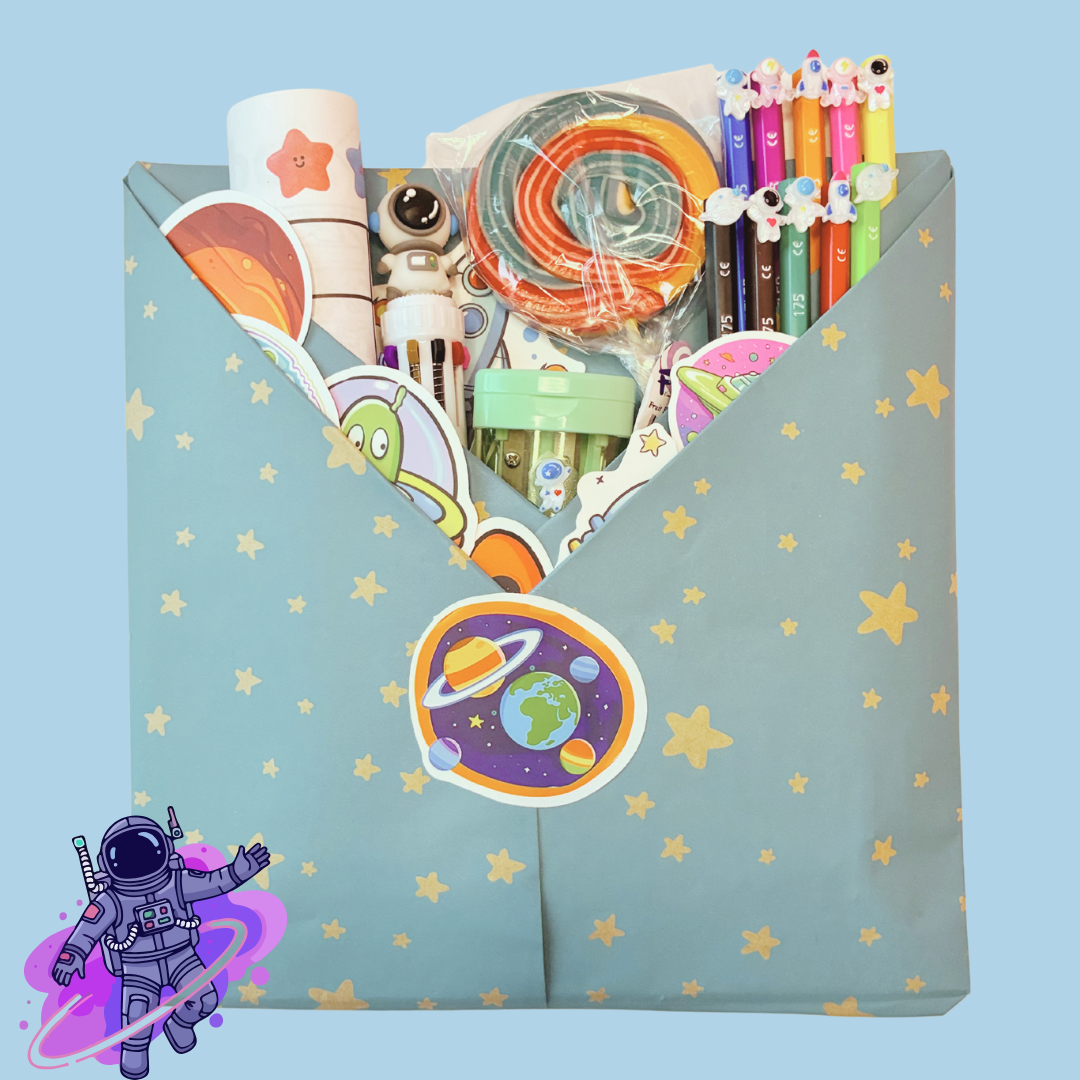 Play Date With a Book | Colour Surprise Themed Gift Set | Space Edition