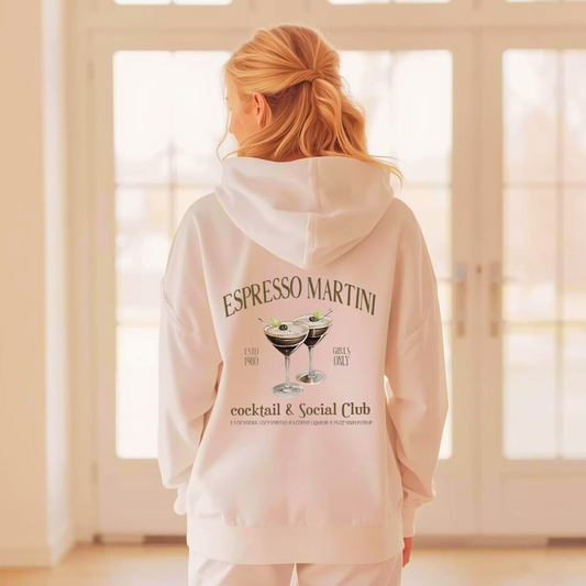 Martini Club Adult Hoodie | Organic Cotton Blend