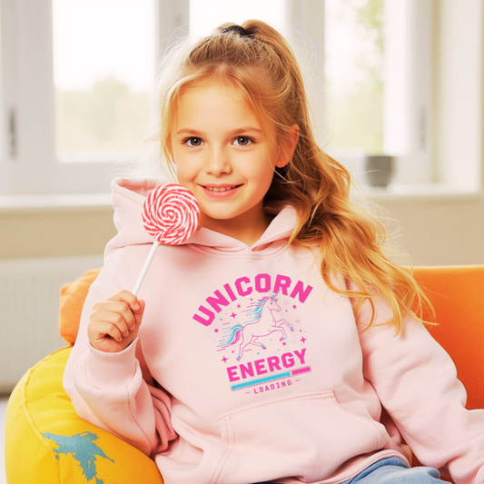 Unicorn Energy Kids Hoodie | Magical Unicorn Jumper | The Maliboo Club Kids