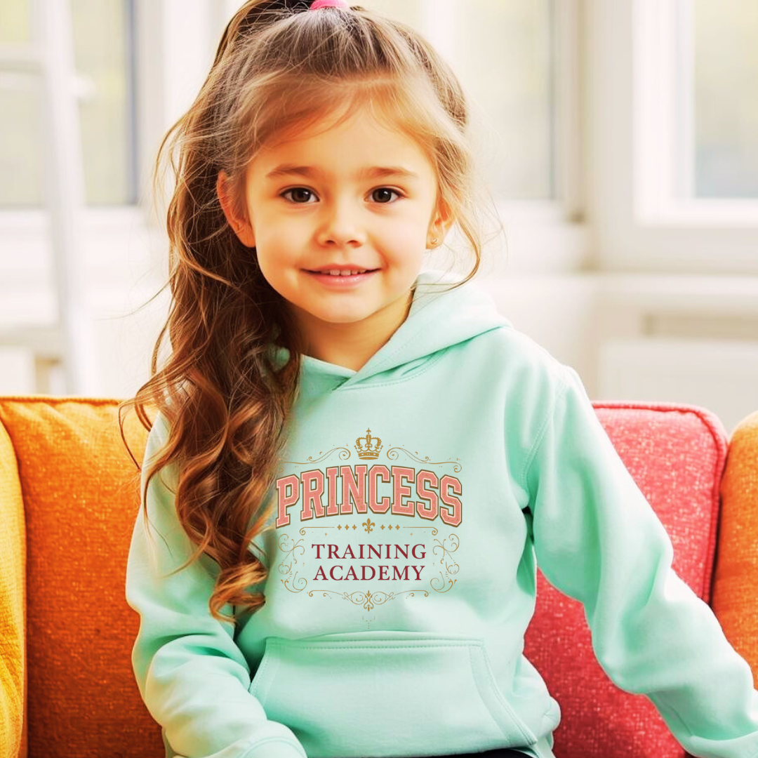 Princess Training Academy Kids Hoodie | Magical Princess Hoodie | The Maliboo Kids Club