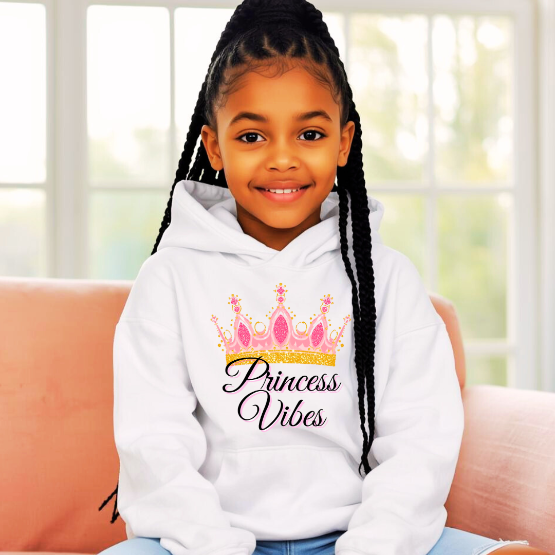 Princess Vibes Kids Hoodie | The Maliboo Club Kids