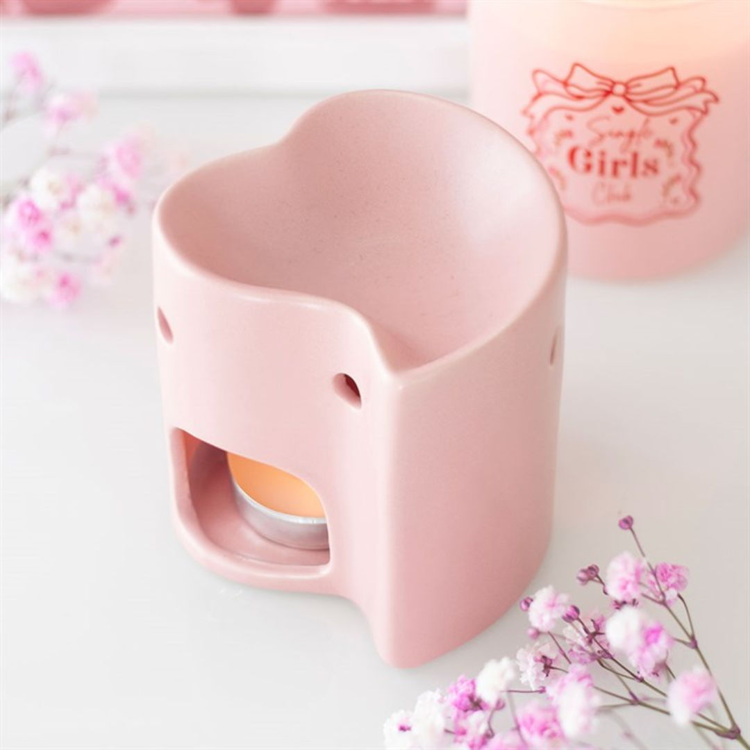 Sweet Heart Wax Melt Burner | Heart-Shaped Valentine’s Home Décor & Fragrance Accessory | Maliboo Gift