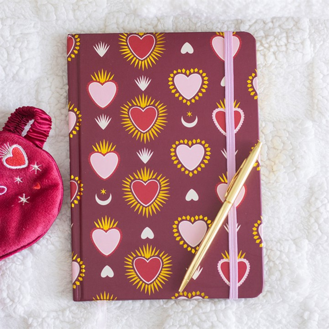Heart Cuties A5 Notebook | Valentine’s Journal & Cute Gift for Writing | Maliboo Romantic Stationery