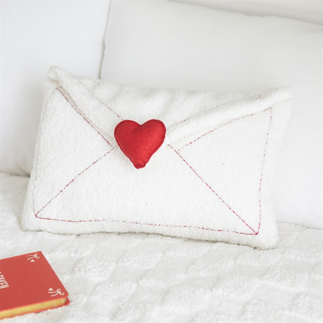 Love Letter Plush Luxury Cushion – Valentine’s Sentimental Home Decor & Gift | Maliboo Romantic Cushion