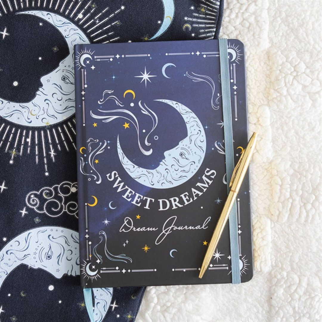 Sweet Dreams Moon Notebook |A5 Celestial Journal for Dreams & Nighttime Reflections