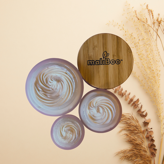 Vegan hydrating day cream and smoothing primer with shea butter, jojoba, and argan oil – Maliboo Safia Cream for glowing skin