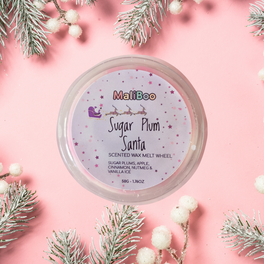 Limited Edition Christmas - Sugar Plum Santa Wax Melt Wheel