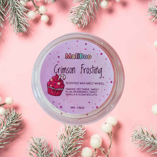 Limited Edition Christmas - Crimson Frosting Wax Melt Wheel