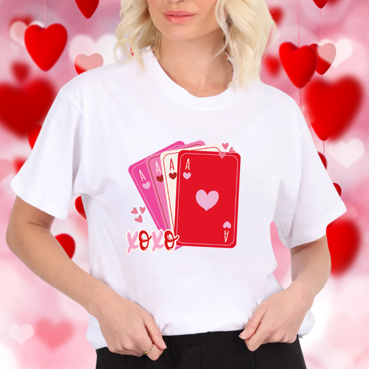 Ace of Hearts T-Shirt | Inspirational Self-Care Tee in 100% Cotton