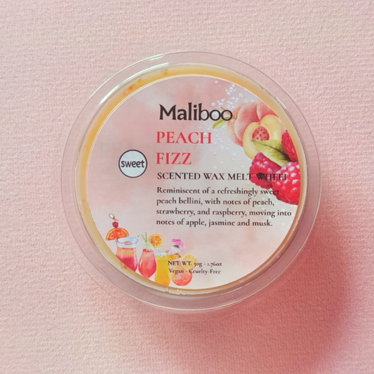 Peach Fizz Wax Melt Wheel