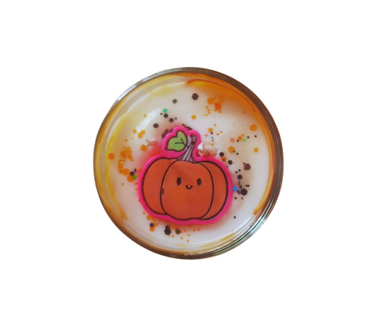 Raven's Pumpkin Large Glass Candle