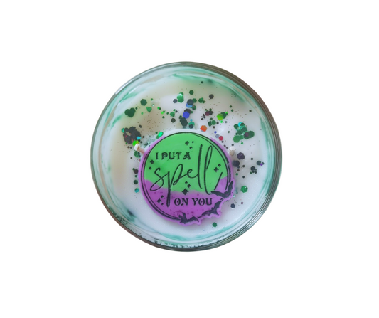 Sugar Hexed Large Glass Candle