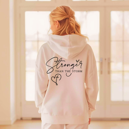Stronger Than the Storm | Adult Cotton Hoodie