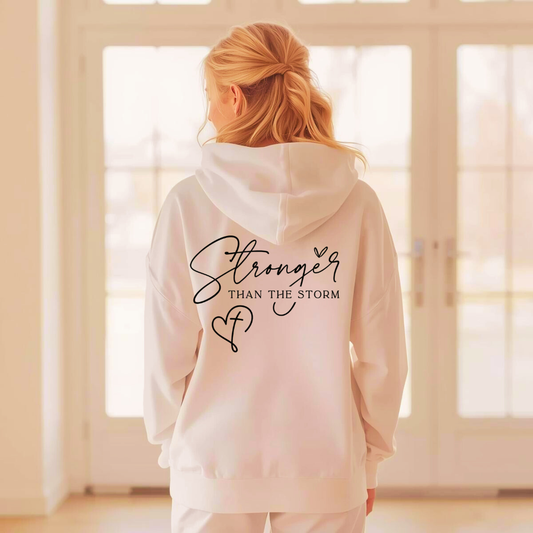 Stronger Than the Storm | Adult Cotton Hoodie