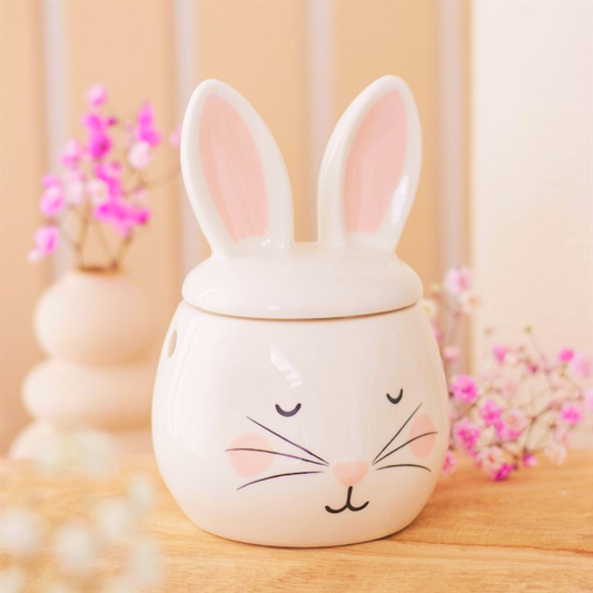 Ceramic Bunny Wax Melt Burner for Fragrance | Easter & Everyday Décor