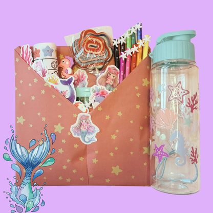 Play Date With a Book | Colour Surprise Themed Gift Set | Mermaid Edition