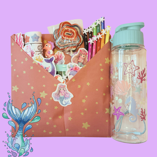 Play Date With a Book | Colour Surprise Themed Gift Set | Mermaid Edition