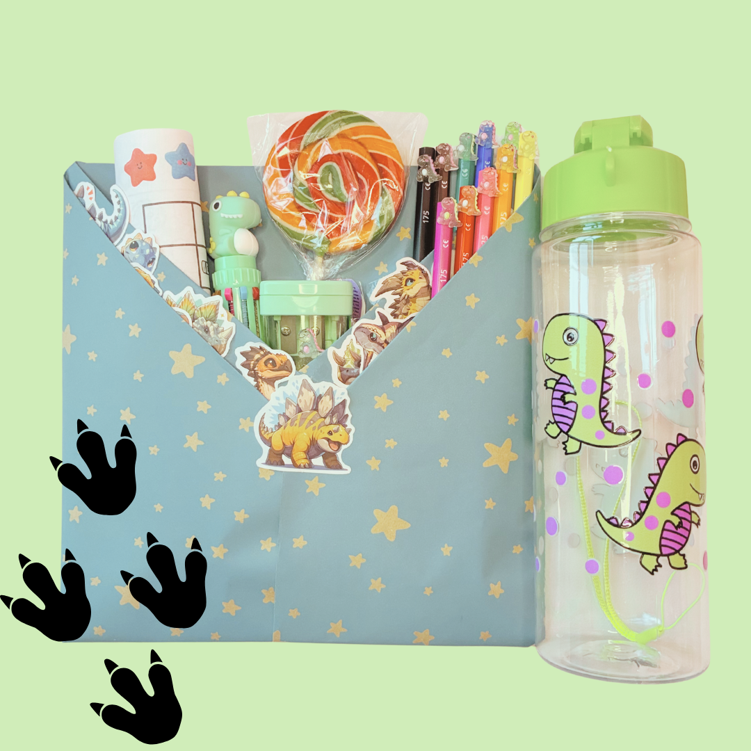 Play Date With a Book | Colour Surprise Themed Gift Set | Dinosaur Edition