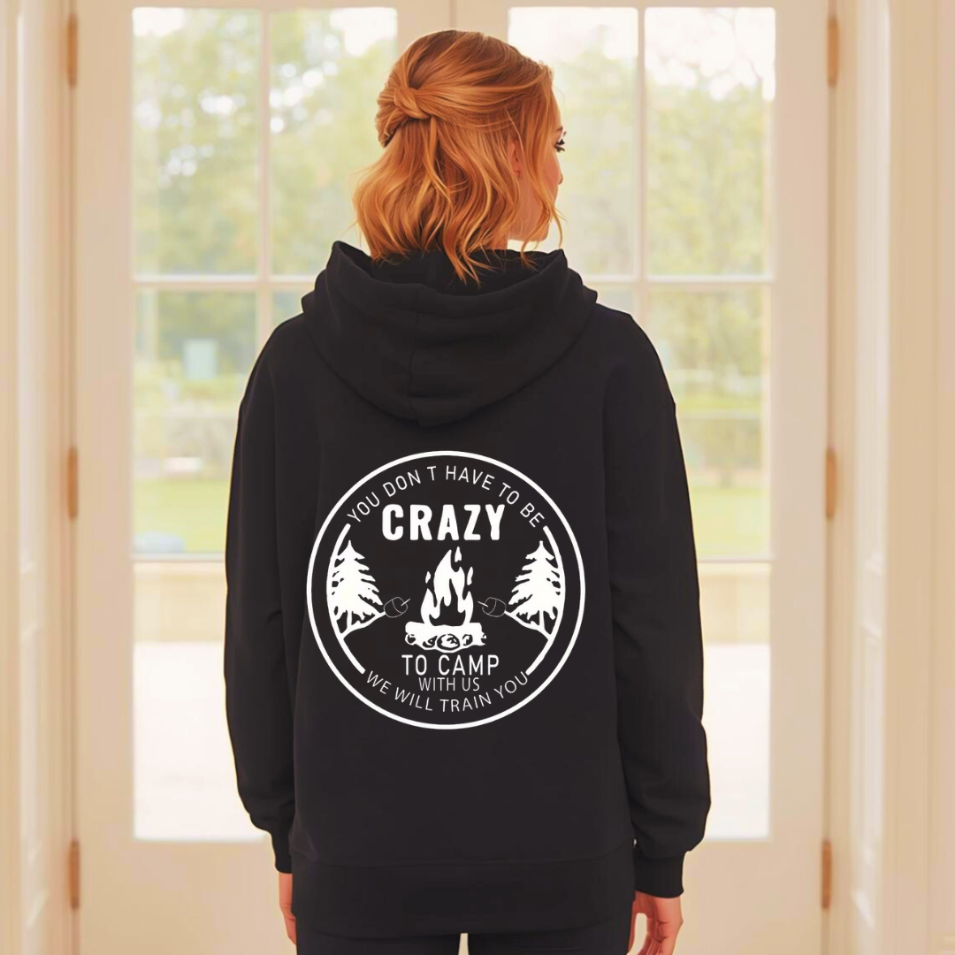 Crazy Campers Training | Adult Cotton Hoodie
