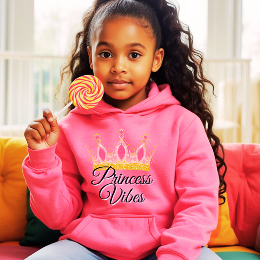 Princess Vibes Kids Hoodie | The Maliboo Club Kids