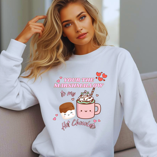 My Marshmallow Valentine’s Sweatshirt | Cute Cosy Aesthetic Cotton Jumper | Maliboo Original Design