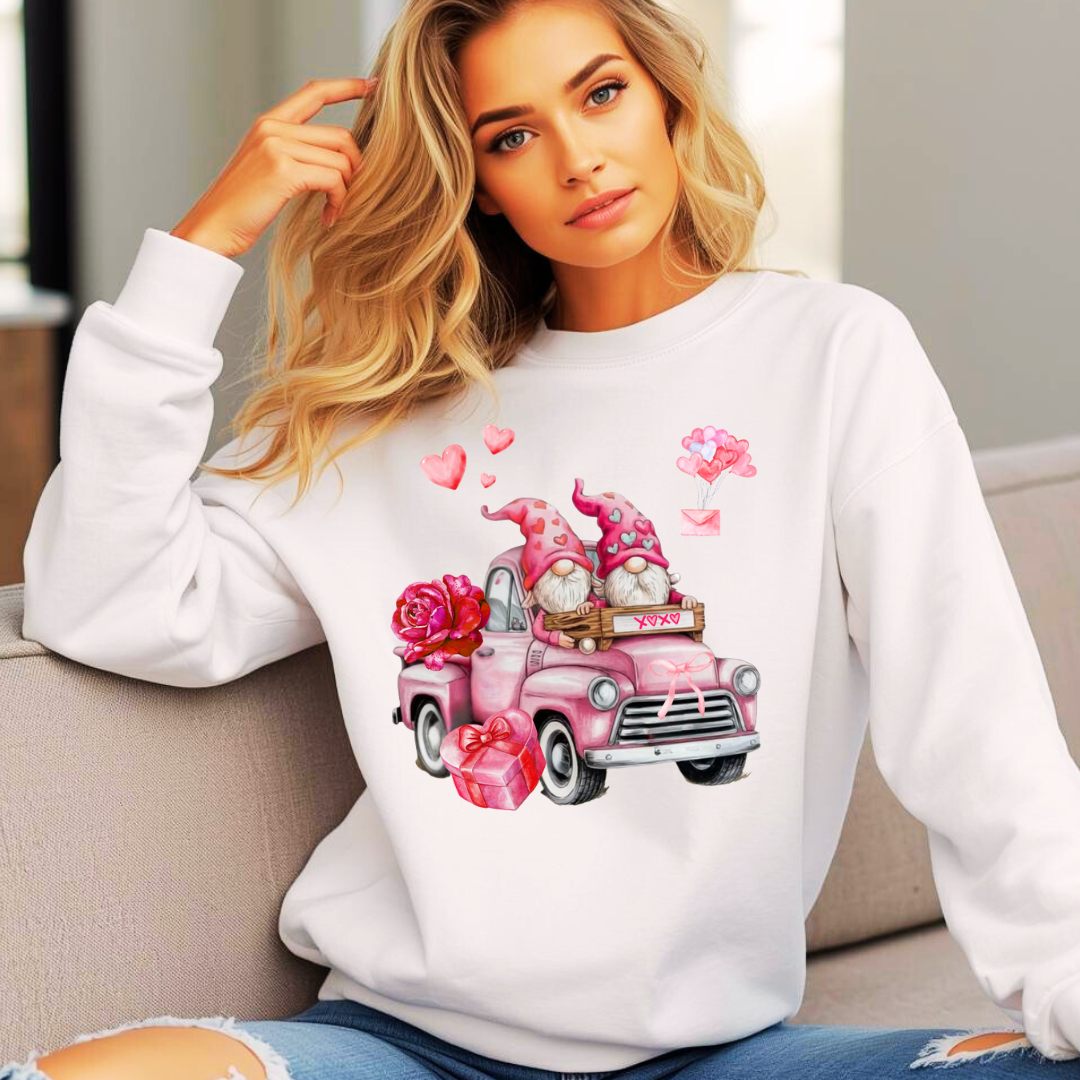 Love Fest Valentine’s Sweatshirt | Retro Heart Aesthetic Cotton Jumper | Maliboo Original Design