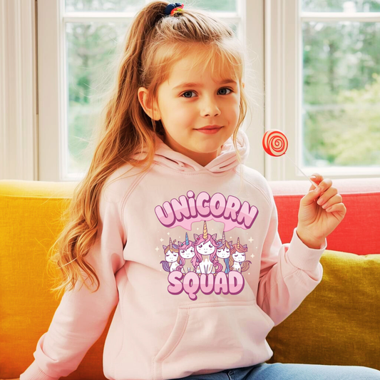 Unicorn Squad Kids Hoodie | Magical Unicorn Jumper | The Maliboo Club Kids