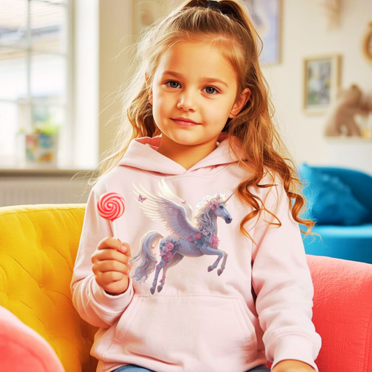 Fly Like A Unicorn Kids Hoodie | Magical Hoodie | The Maliboo Club Kids