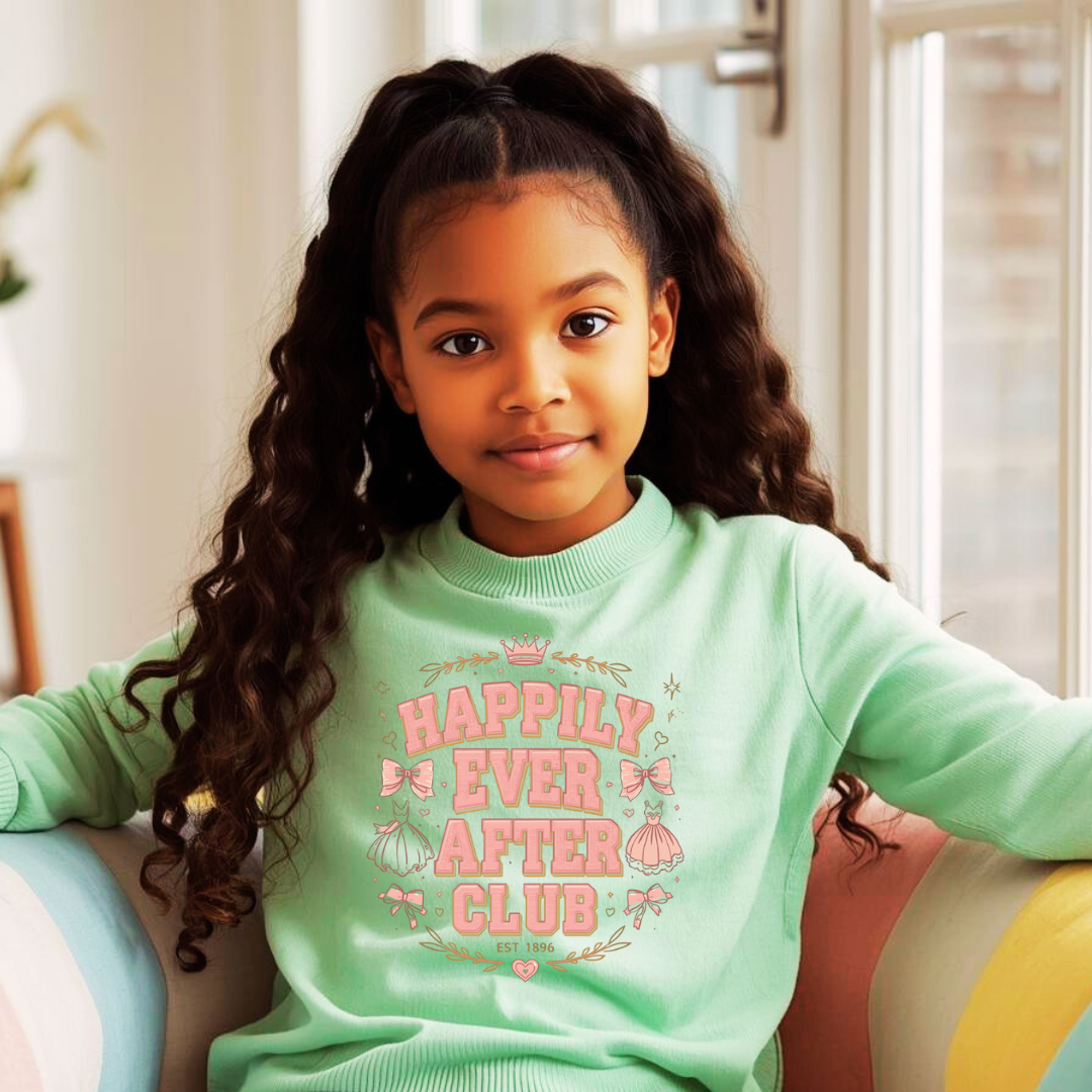 Happily Ever After Club Kids Sweatshirt | Magical Crewneck Jumper | The Maliboo Club Kids