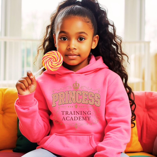 Princess Training Academy Kids Hoodie | Magical Princess Hoodie | The Maliboo Kids Club