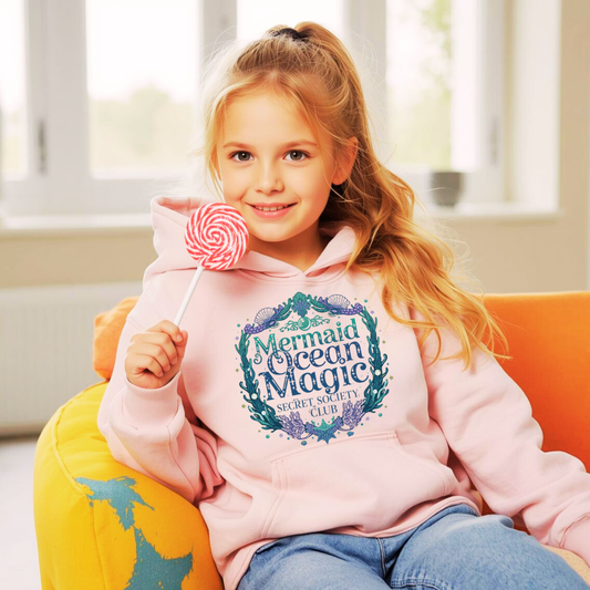 Mermaid Magic Society Kids Hoodie | The Maliboo Club Kids
