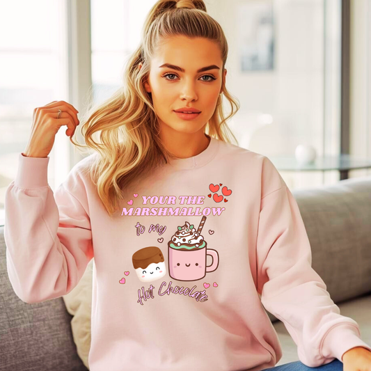 My Marshmallow Valentine’s Sweatshirt | Cute Cosy Aesthetic Cotton Jumper | Maliboo Original Design