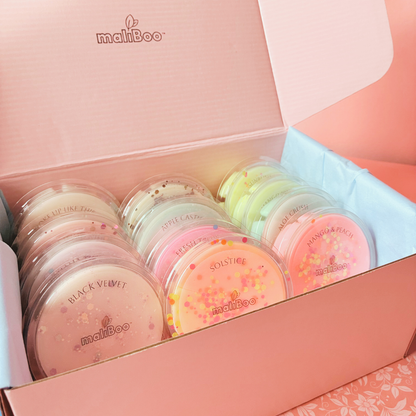 Maliboo Home Fragrance Discovery Box – vegan wax melts, room spray, and seasonal scents subscription