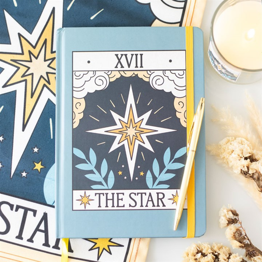 The Star Vintage Tarot Notebook | A5 Tarot-Inspired Journal for Notes & Creativity